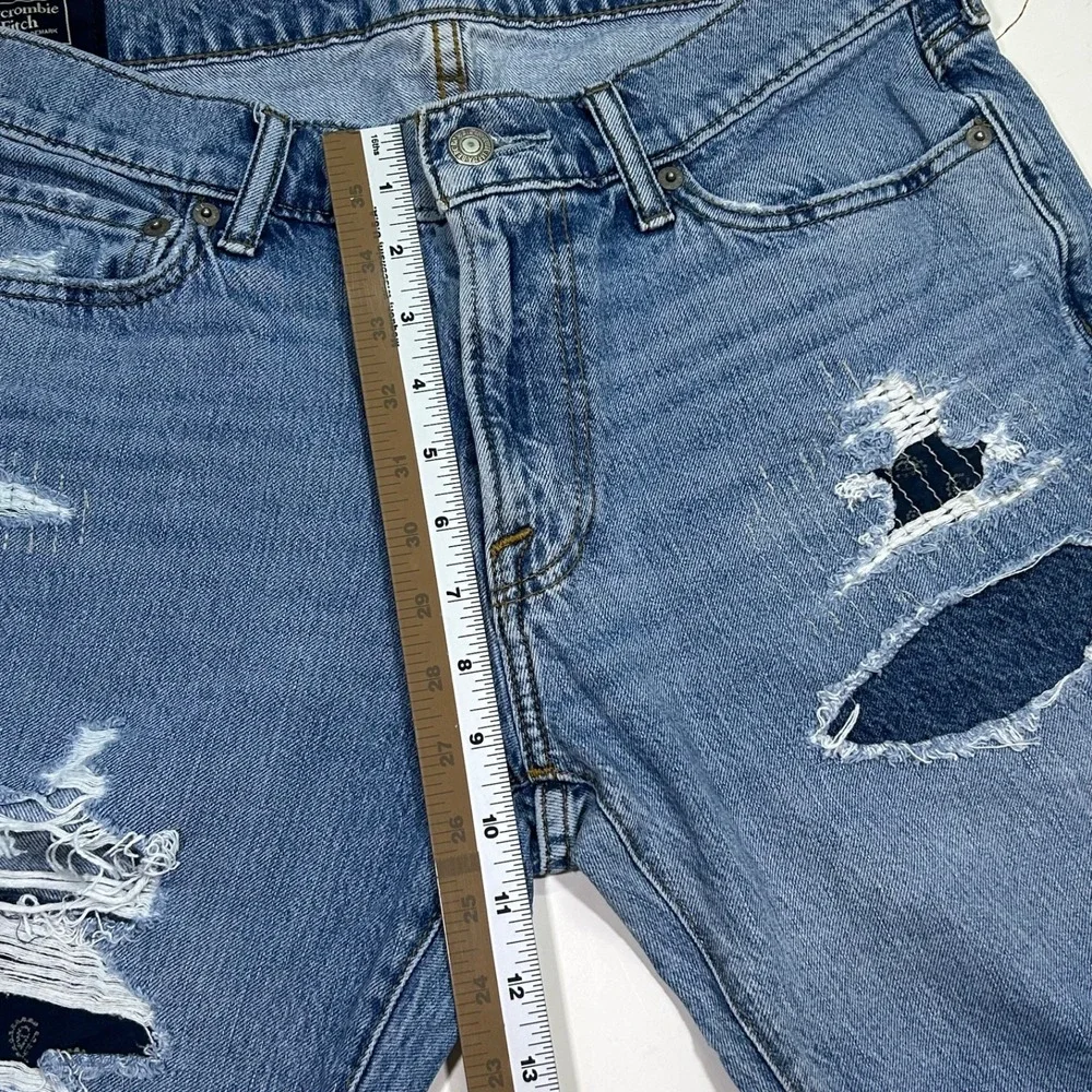 Abercrombie & Fitch Langdon Slim‎ Distressed Stretch Jeans 32x32